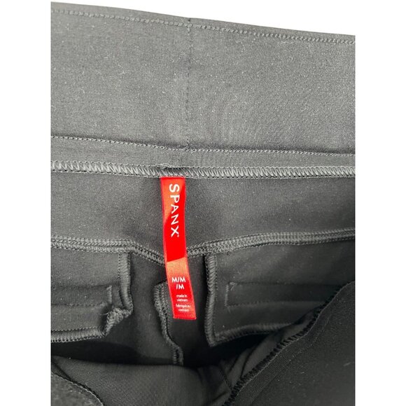 Spanx SuperSmooth Perfect Fit Ponte Flare Pants Size Medium Black 20252R - Picture 2 of 5